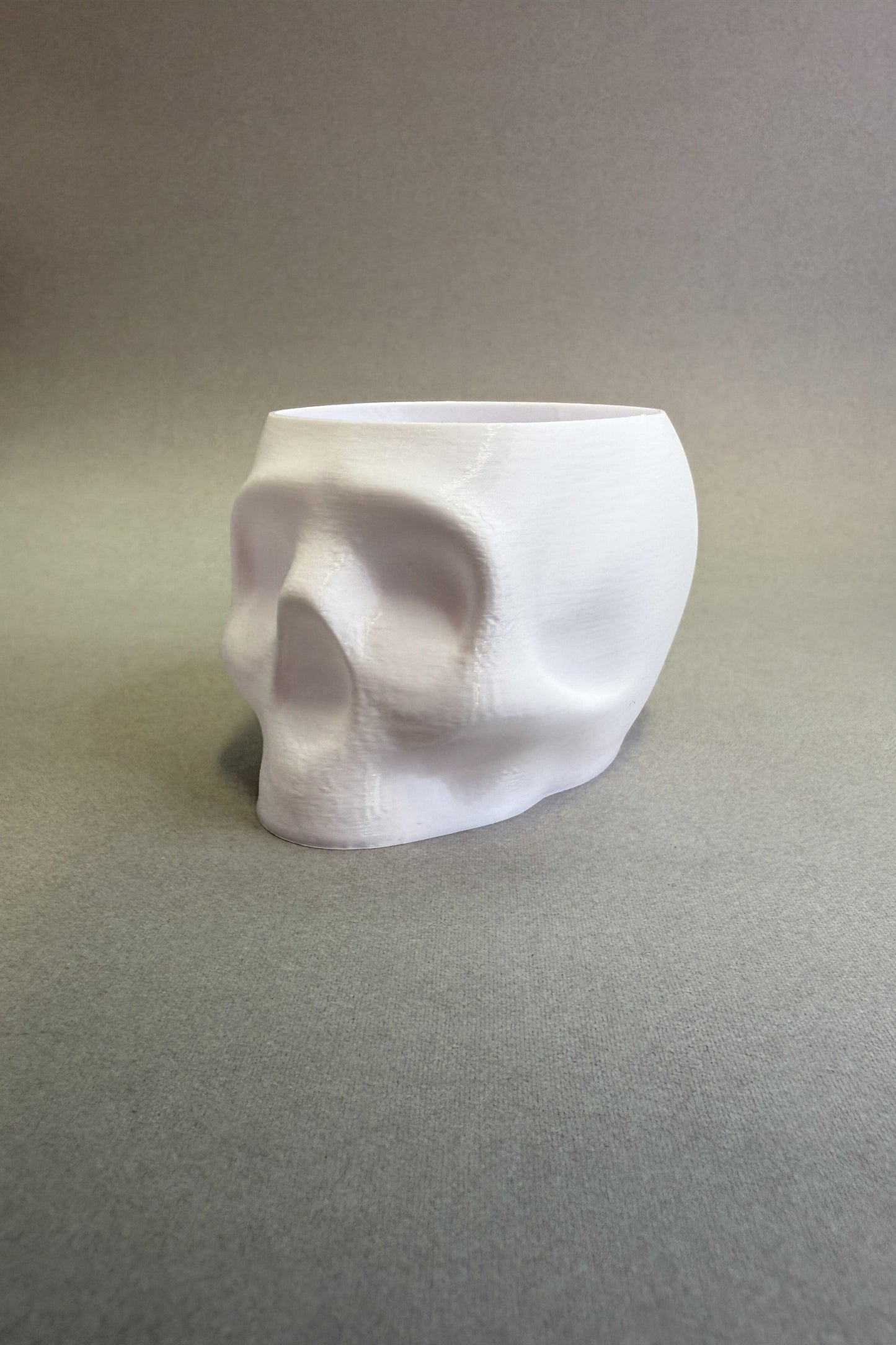 Skull pen holder